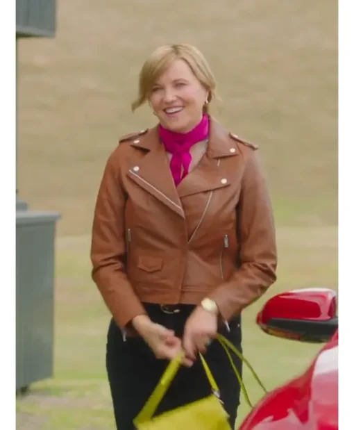 My Life Is Murder S03 Alexa Crowe Leather Brown Jacket