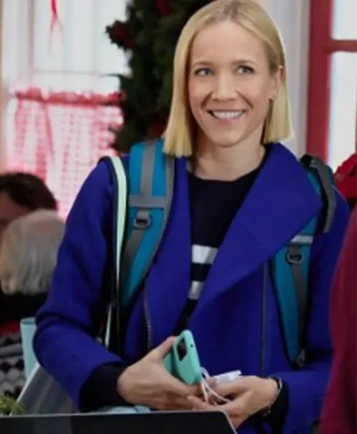 Mystic Christmas Jessy Schram Coat