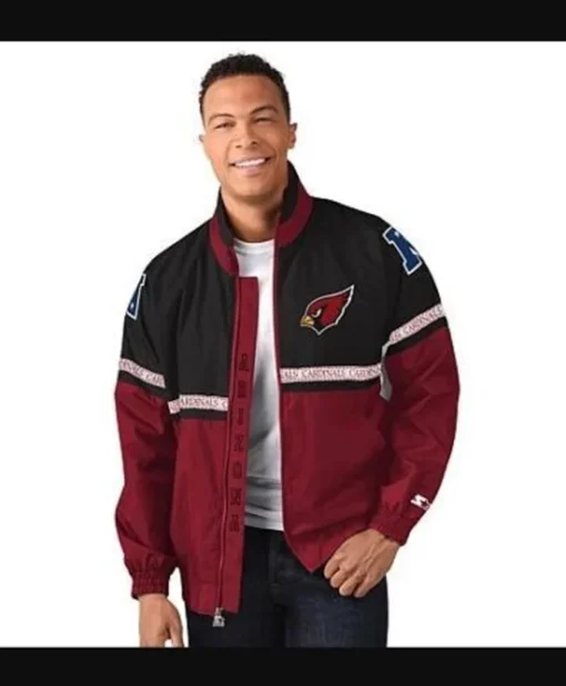 NFL G-III Arizona Cardinals Smith Red and Black Jacket