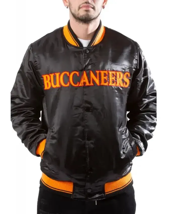 Vintage NFL shops Tampa Bay Buccaneers Leather Mens Jacket