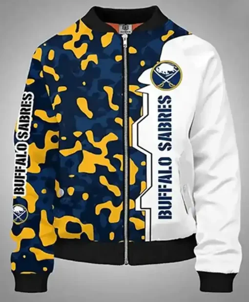 NHL Buffalo Sabres Camo Bomber Jacket