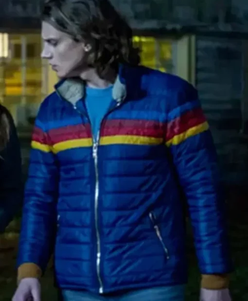 Nancy Drew Ace Blue Puffer Jacket