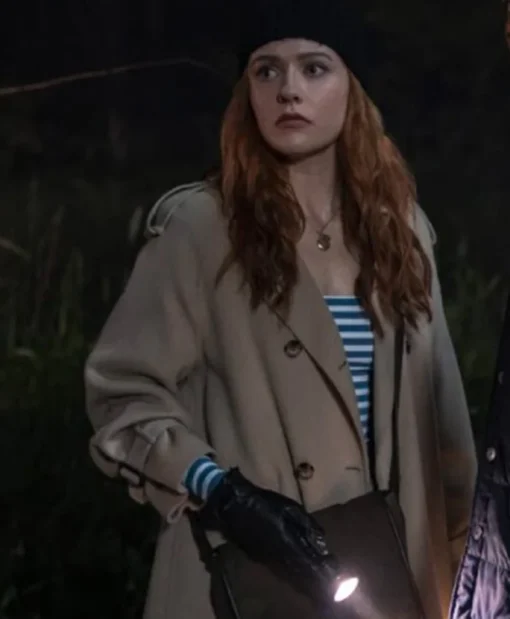 Nancy Drew S04 Kennedy McMann Brown Trench Coat