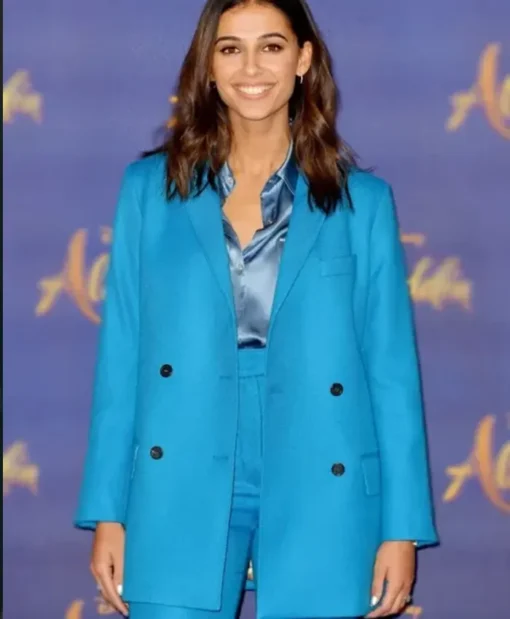 Naomi Scott Anatomy of a Scandal Blue Blazer Coat