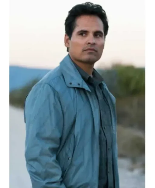 Narcos Mexico S01 EP02 Michael Pena Cotton Blue Jacket