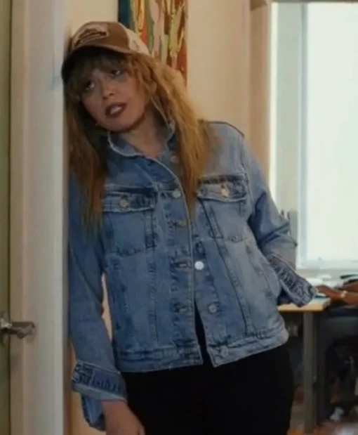 Natasha Lyonne Poker Face 2023 Blue Denim Jacket