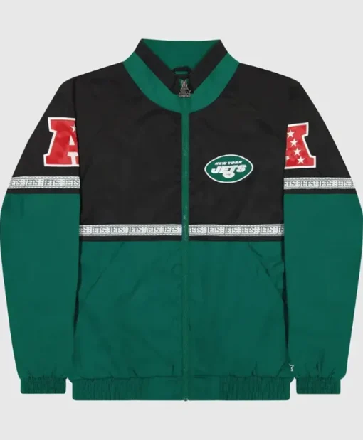 New York Jets Kenna Lang Green Track Jacket