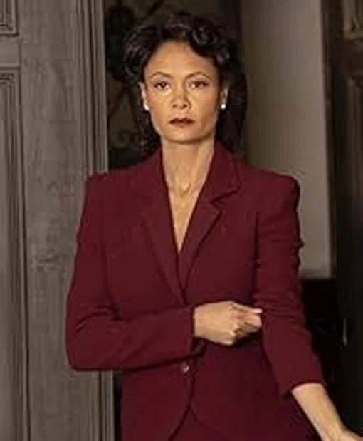 Newton Westworld Thandiwe S3 E2 Maroon Blazer