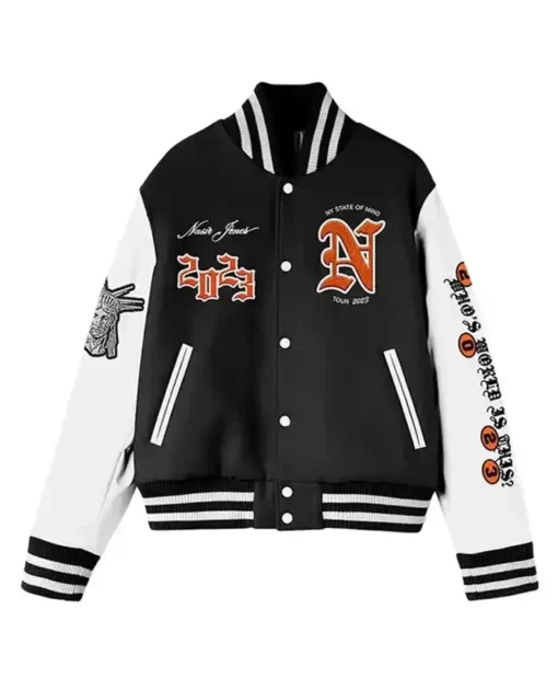 Nysom Tour 23 Letterman Varsity Jacket