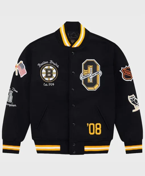 OVO Boston Bruins Varsity Jacket