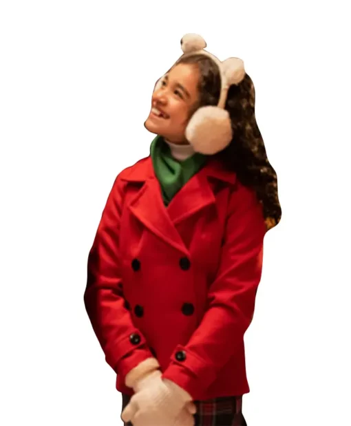 Olivia Perez Falling for Christmas Coat