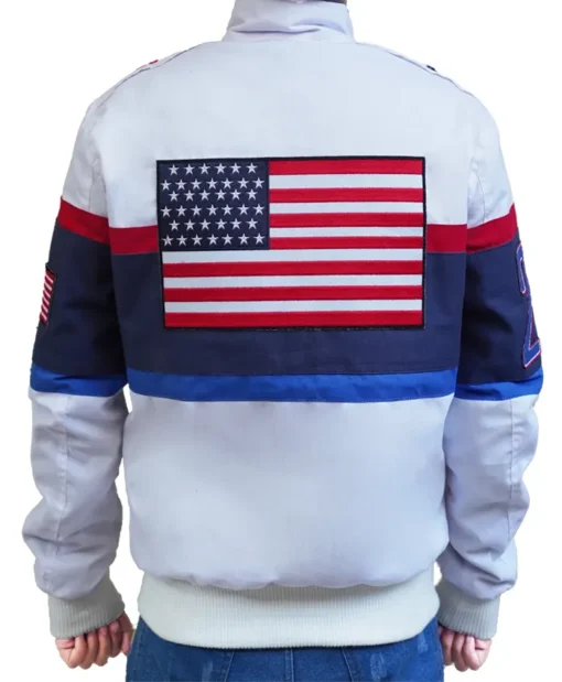 Olympics 2024 Quinonez Team USA Closing Ceremony Bomber Polo Jacket For Men And Women