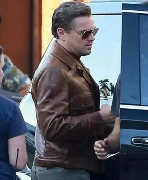 Once Upon A Time In Hollywood Leonardo DiCaprio Leather Jacket