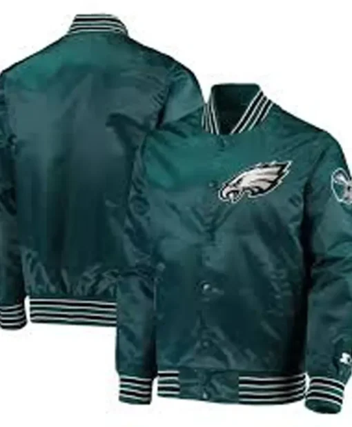 Onie Yundt Philadelphia Eagles Starter Varsity Jacket