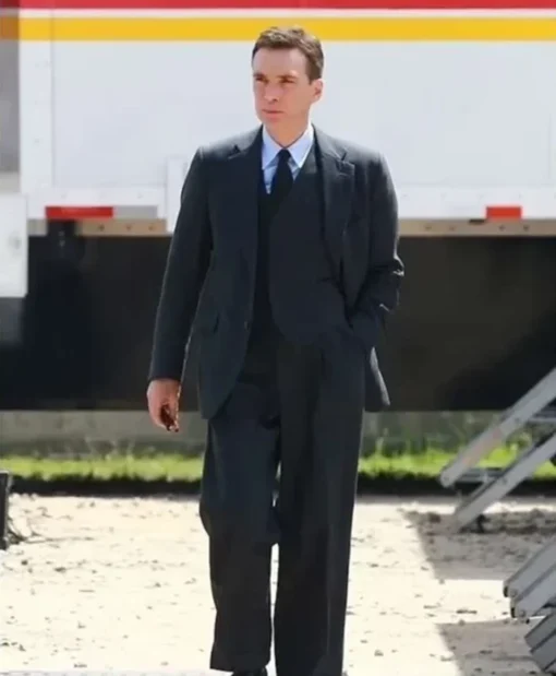 Oppenheimer Cillian Murphy Black Suit