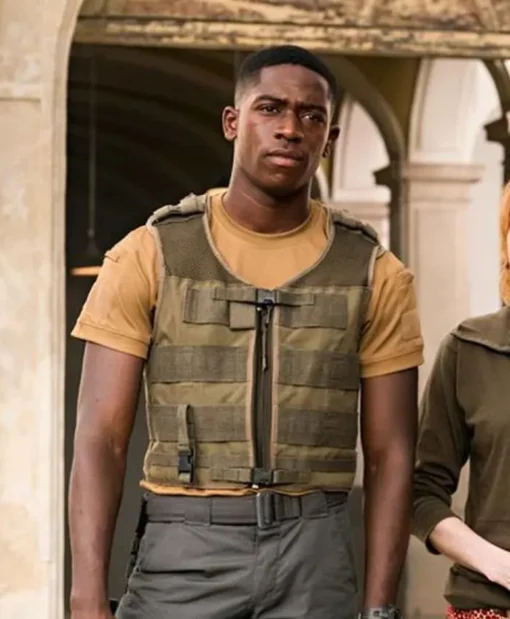 Outside The Wire Damson Idris Olive Green Tactical Vest