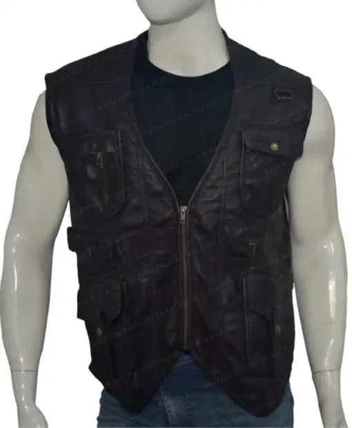 Owen Grady Jurassic World Fallen Kingdom Leather Vest