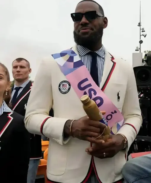 Paris Olympics Lebron James Team USA Blazer