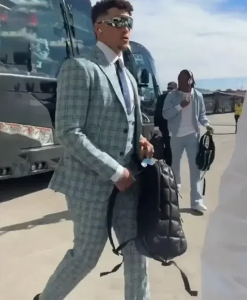 Patrick Mahomes Super Bowl LVII Check Suit