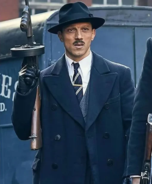 Peaky Blinders Luca Matteo Zizzari Black Trench Coat