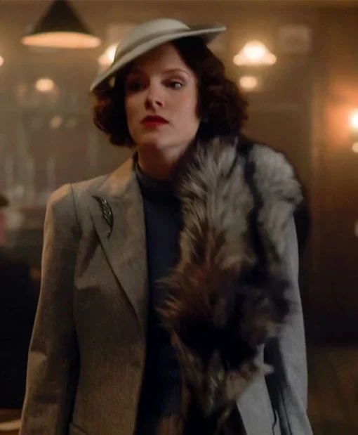 Peaky Blinders S06 Sophie Rundle Grey Blazer