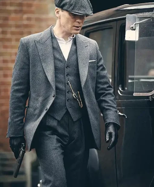 Peaky Blinders Thomas Shelby Grey Three Piece Suit
