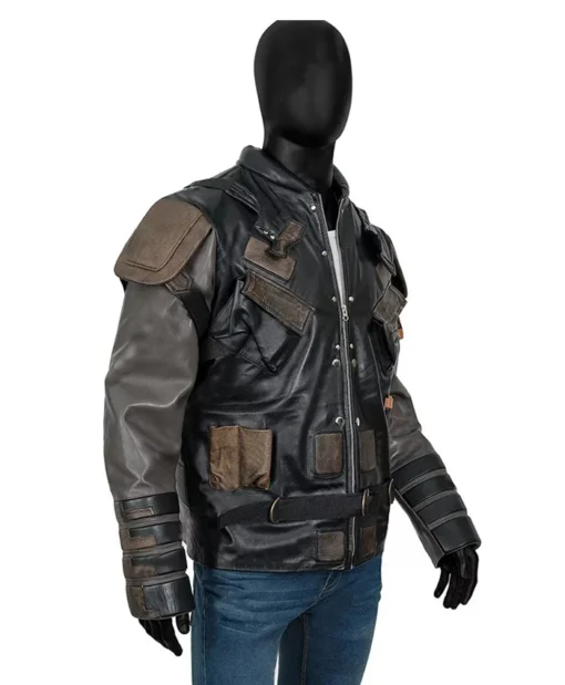 Pete Davidson The Suicide Squad 2 Blackguard Black Leather Costume Jacket