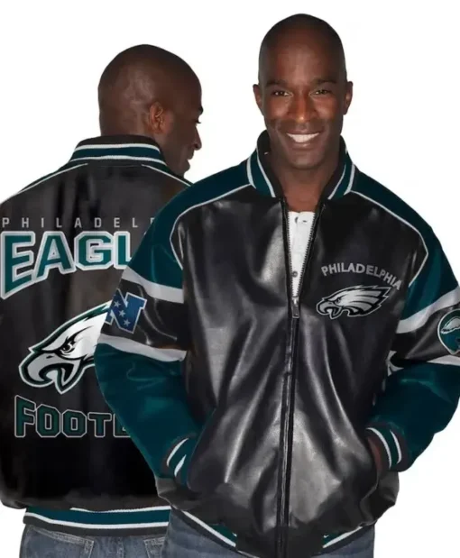 Philadelphia Eagles Leather Jacket For Sale