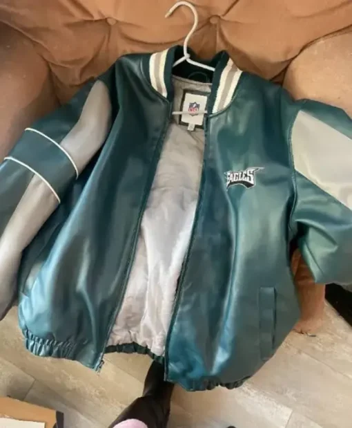 Philadelphia Eagles Leather Jacket Full