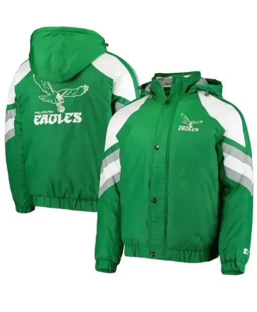 Philadelphia Eagles Throwback Green Jacket