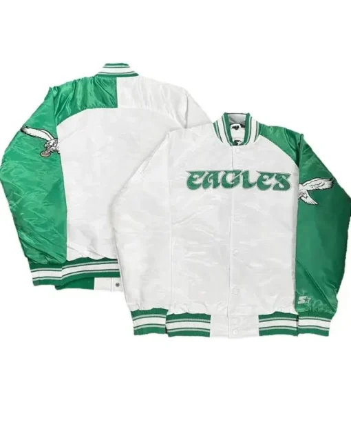 Philadelphia Eagles Throwback Jacket Full