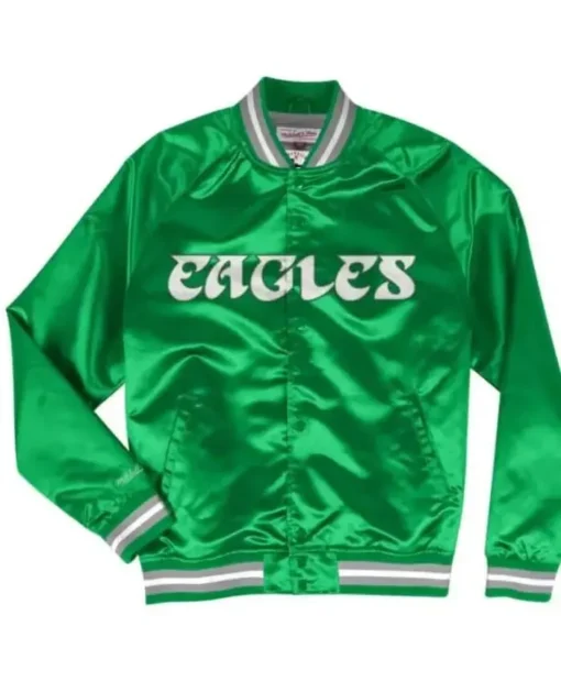 Philadelphia Eagles Throwback Jacket Green