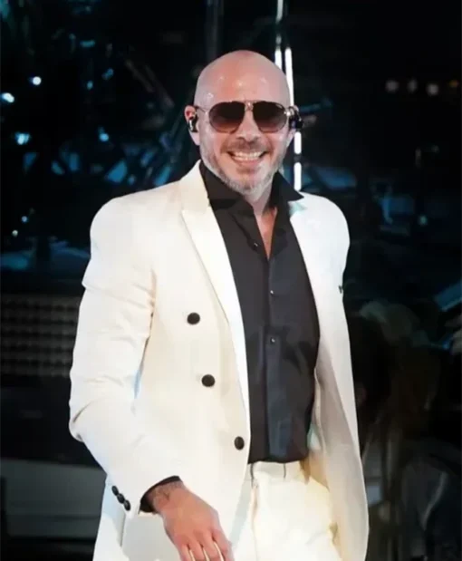 Pitbull White Suit