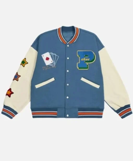 Poker Lucky Letterman Varsity Jacket