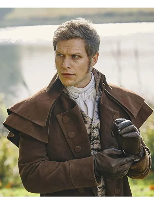 Poldark Monk Adderley Brown Coat