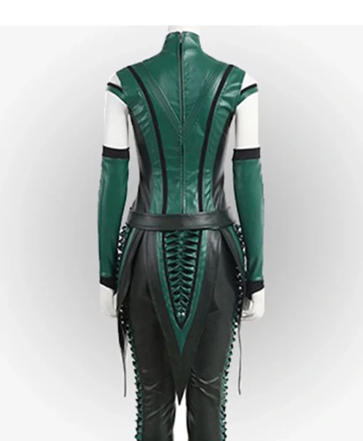 Pom Klementieff Guardians Of The Galaxy Vol 2 Mantis Green Leather Vest