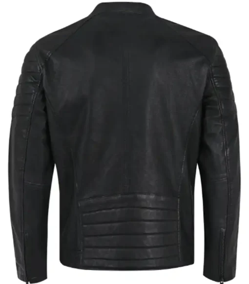 Premium Quality Black Motorcycle Men’s Leather Jacket