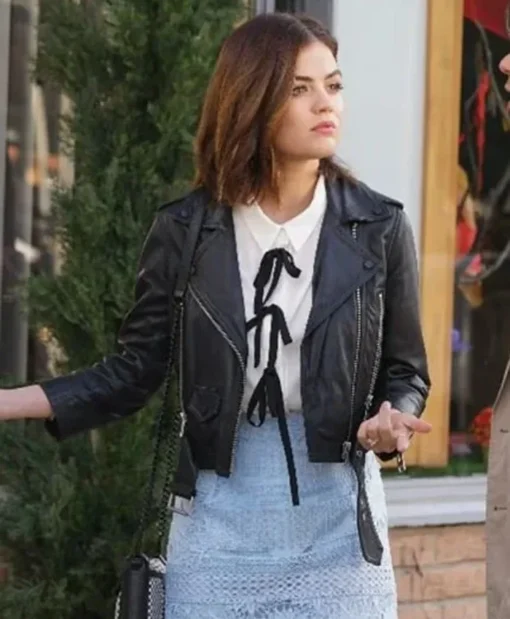 Pretty Little Liars Aria Montgomery Black Jacket