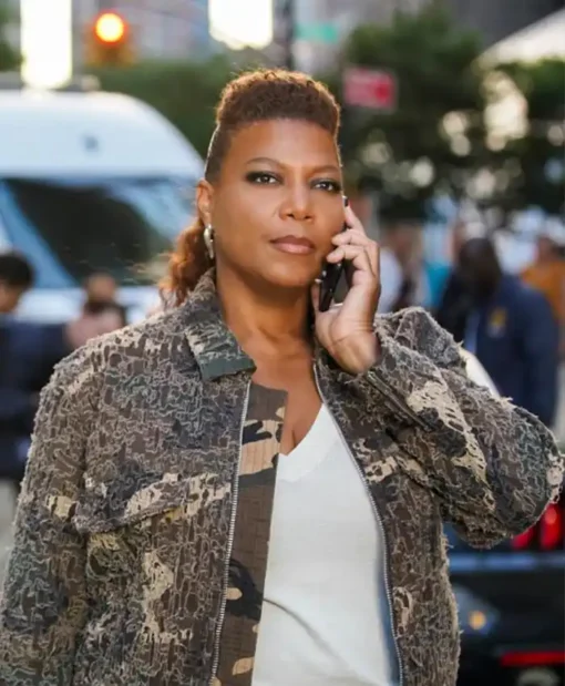 Queen Latifah The Equalizer S03 EP02 Robyn McCall Camouflage Print Jacket