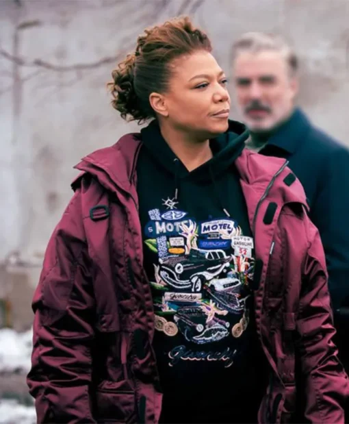 Queen Latifah The Equalizer TV Series Robyn McCall 2021 Burgundy Jacket