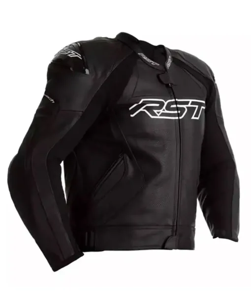 RST Tractech Black Leather Jacket