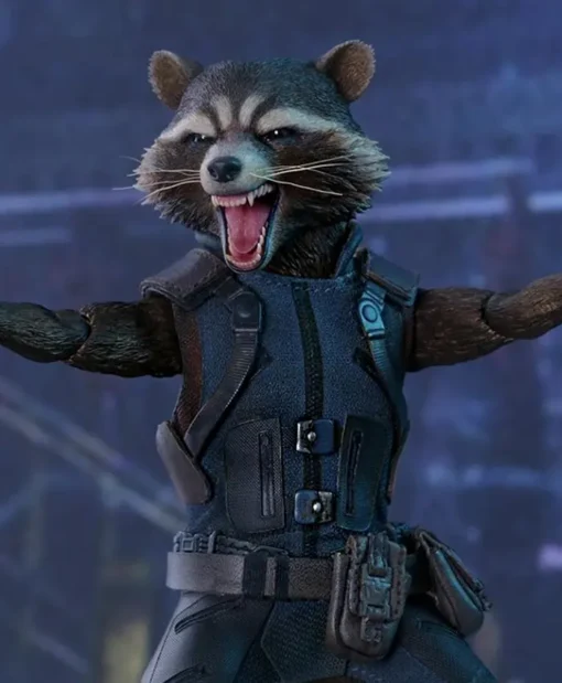 Raccoon Leather Vest Guardians Of The Galaxy Vol 2