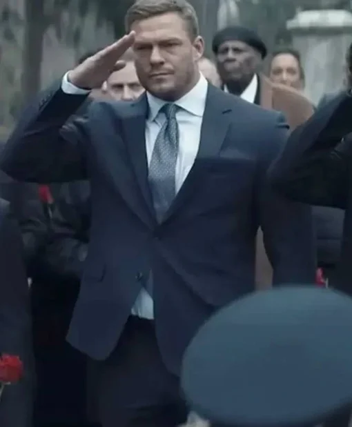 Reacher S02 Alan Ritchson Black Suit