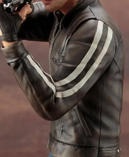 Resident Evil Vendetta Leon S Kennedy Black Jacket