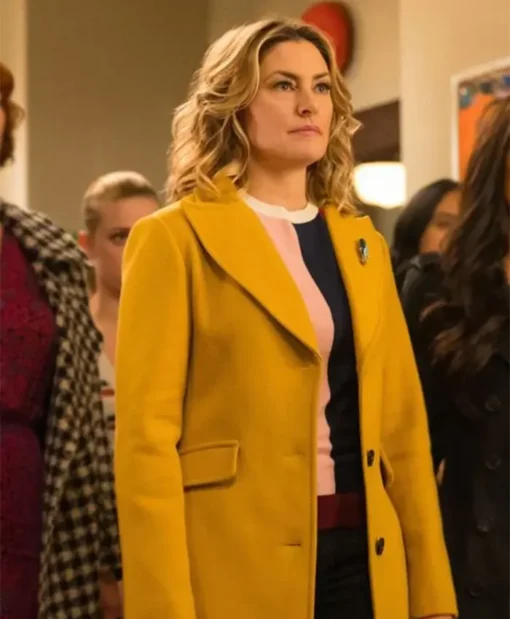 Riverdale Alice Cooper Yellow Wool Coat