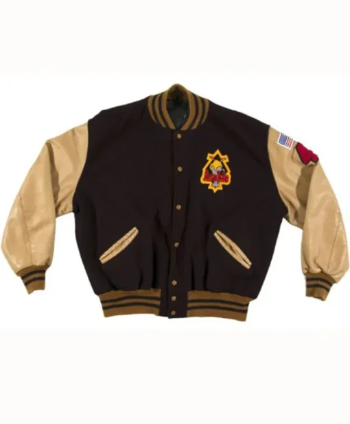 Riverdale Pep Comic Archie Andrews Brown Wool Varsity Jacket