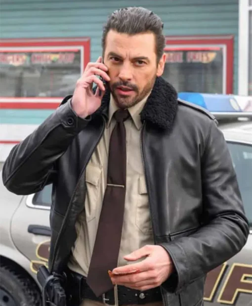 Riverdale Skeet Ulrich Fur Collar Leather Black Jacket