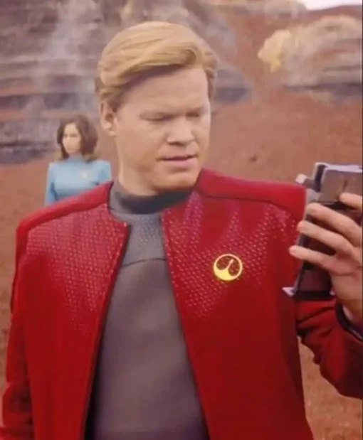 Robert Daly Black Mirror Red Jacket