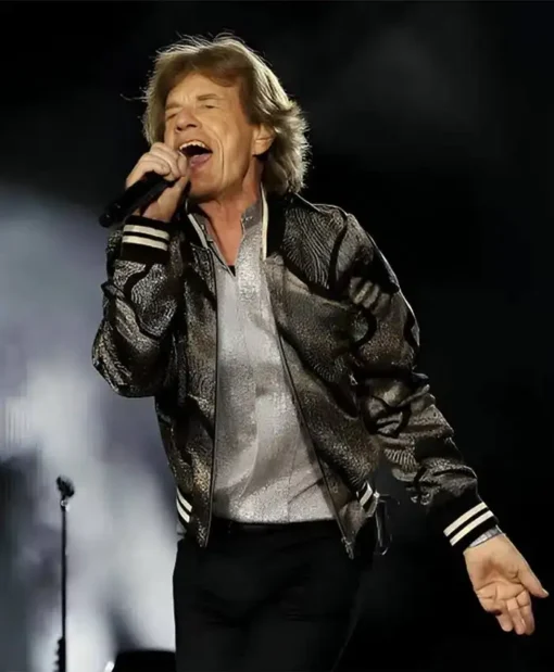 Rolling Stones Mick Jagger Bomber Jacket