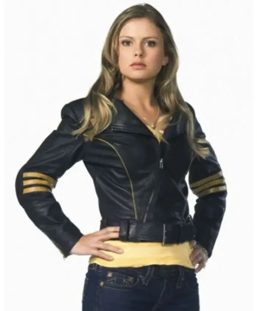 Rose Mciver Power Rangers Rpm Faux Leather Jacket